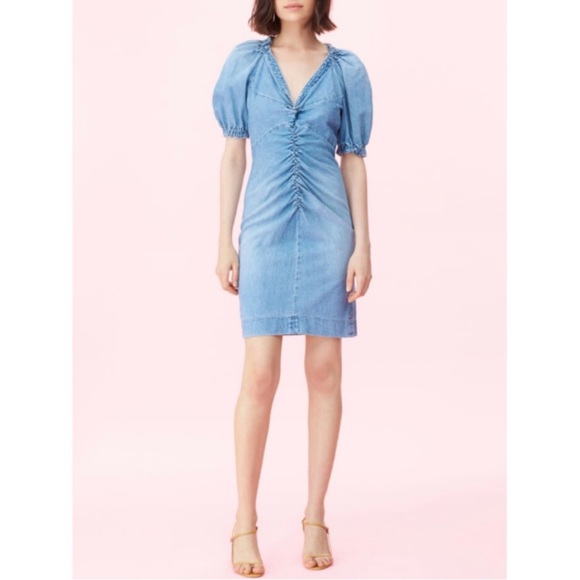 La Vie Rebecca Taylor Dresses & Skirts - NWT La Vie Rebecca Taylor Drapey Denim Dress
